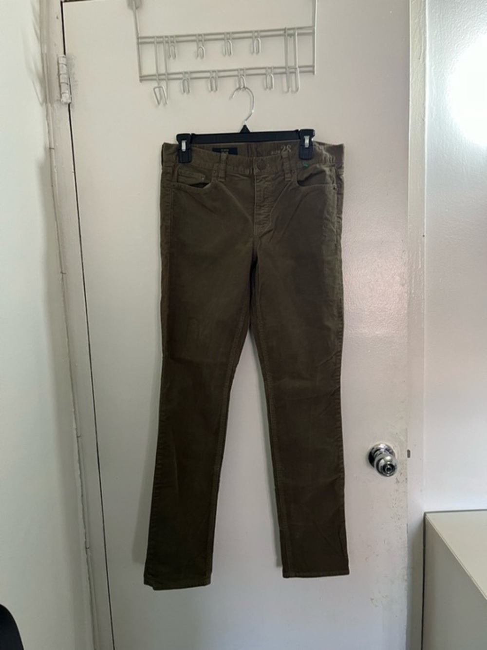 Women’s j. Crew Olive Green Slim Pants